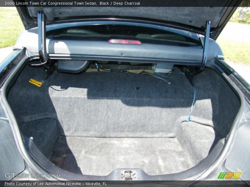 Black / Deep Charcoal 2000 Lincoln Town Car Congressional Town Sedan