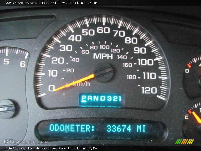 Black / Tan 2005 Chevrolet Silverado 1500 Z71 Crew Cab 4x4