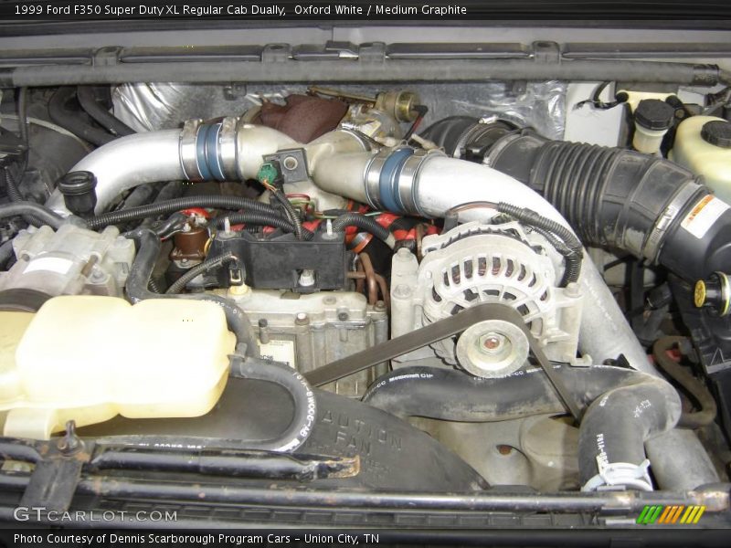 Oxford White / Medium Graphite 1999 Ford F350 Super Duty XL Regular Cab Dually