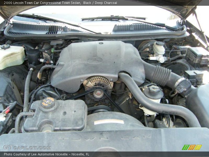 Black / Deep Charcoal 2000 Lincoln Town Car Congressional Town Sedan
