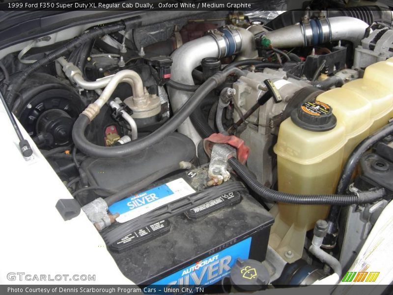 Oxford White / Medium Graphite 1999 Ford F350 Super Duty XL Regular Cab Dually