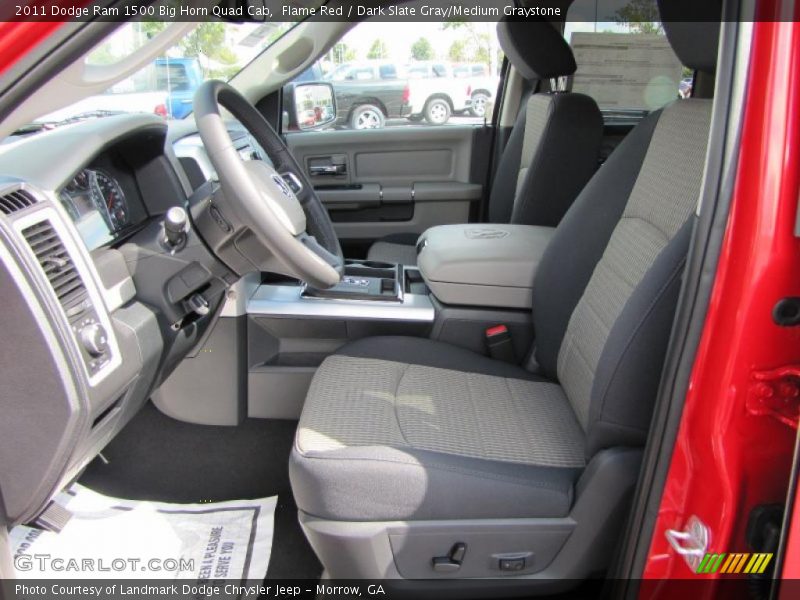  2011 Ram 1500 Big Horn Quad Cab Dark Slate Gray/Medium Graystone Interior