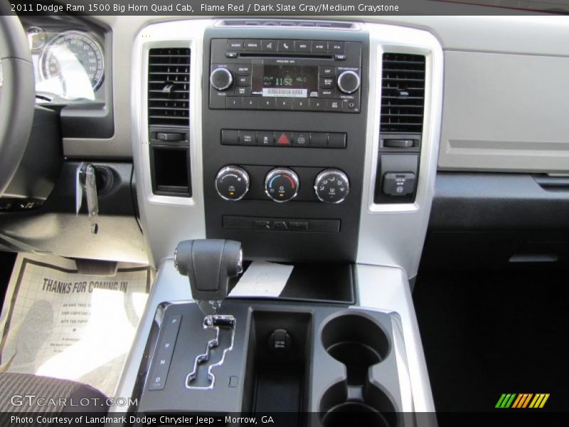 Flame Red / Dark Slate Gray/Medium Graystone 2011 Dodge Ram 1500 Big Horn Quad Cab