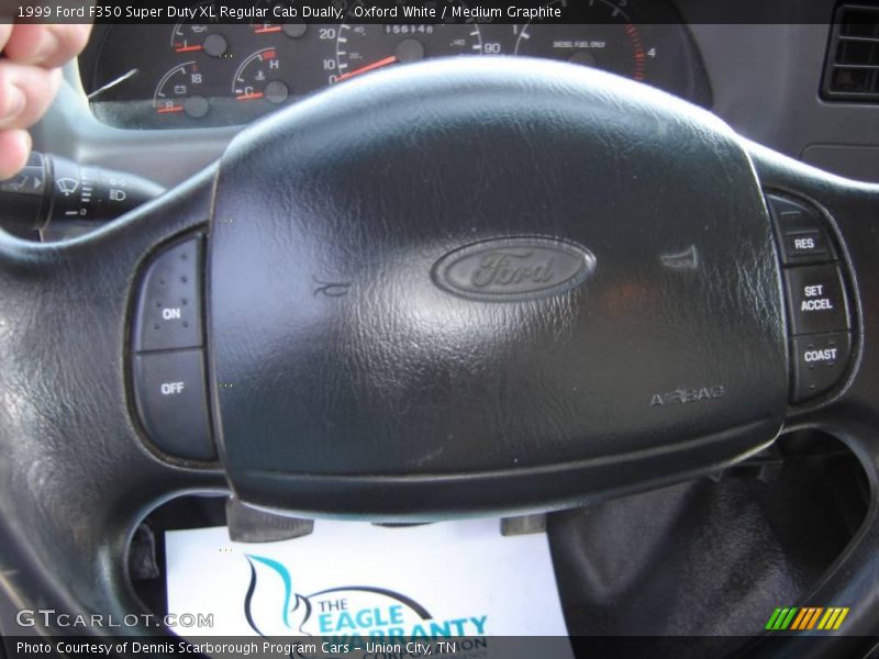 Oxford White / Medium Graphite 1999 Ford F350 Super Duty XL Regular Cab Dually
