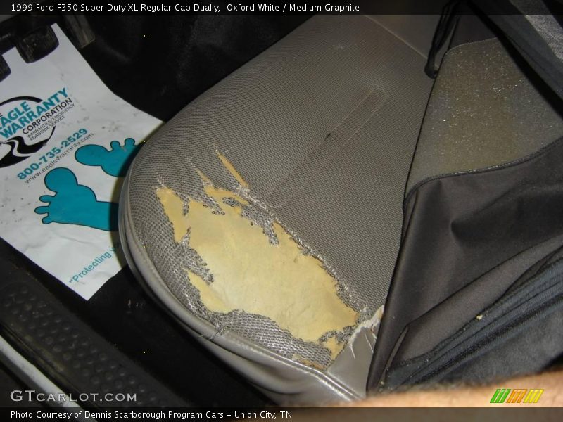 Oxford White / Medium Graphite 1999 Ford F350 Super Duty XL Regular Cab Dually