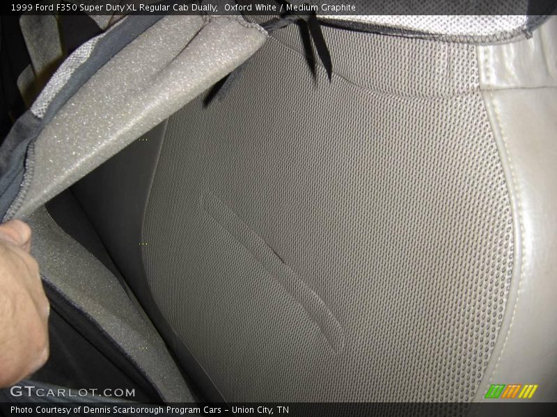 Oxford White / Medium Graphite 1999 Ford F350 Super Duty XL Regular Cab Dually