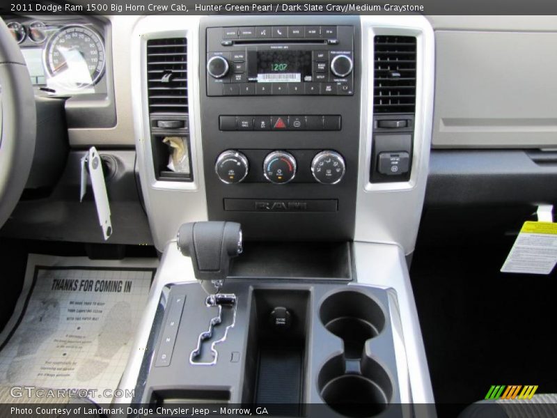 Hunter Green Pearl / Dark Slate Gray/Medium Graystone 2011 Dodge Ram 1500 Big Horn Crew Cab