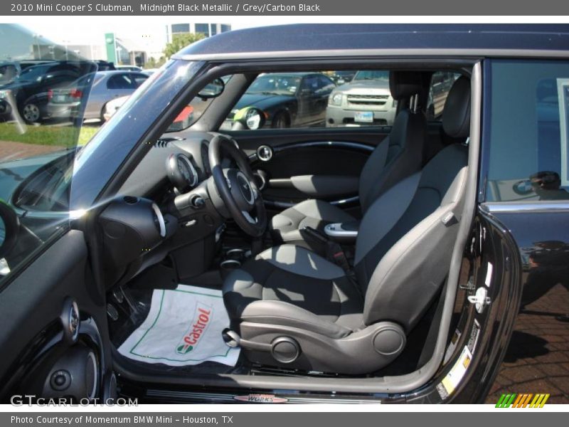 Midnight Black Metallic / Grey/Carbon Black 2010 Mini Cooper S Clubman