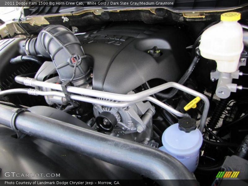 White Gold / Dark Slate Gray/Medium Graystone 2011 Dodge Ram 1500 Big Horn Crew Cab