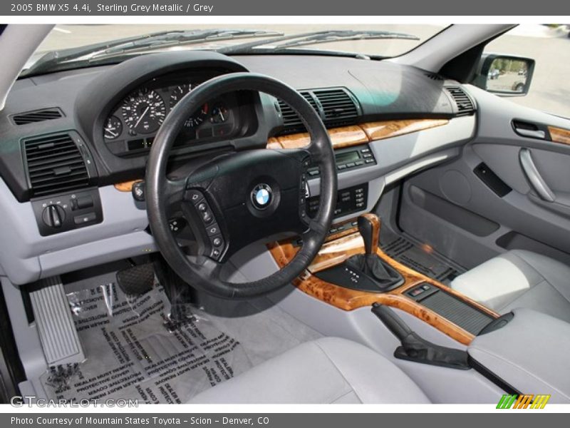 Sterling Grey Metallic / Grey 2005 BMW X5 4.4i