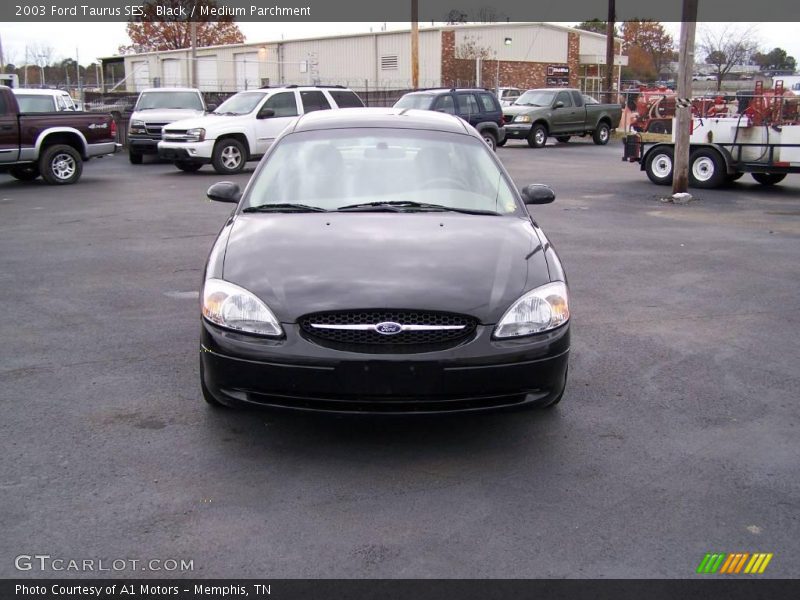 Black / Medium Parchment 2003 Ford Taurus SES