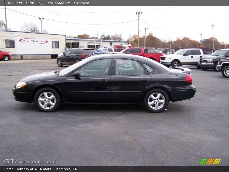 Black / Medium Parchment 2003 Ford Taurus SES