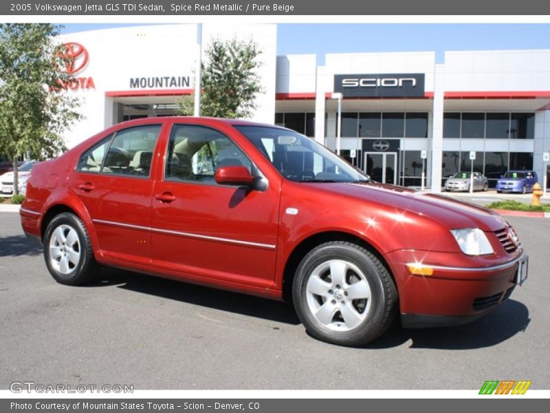 Spice Red Metallic / Pure Beige 2005 Volkswagen Jetta GLS TDI Sedan
