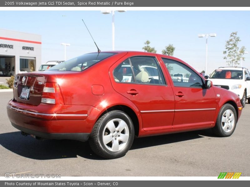 Spice Red Metallic / Pure Beige 2005 Volkswagen Jetta GLS TDI Sedan