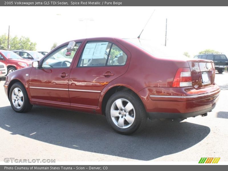 Spice Red Metallic / Pure Beige 2005 Volkswagen Jetta GLS TDI Sedan