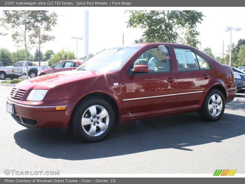 Spice Red Metallic / Pure Beige 2005 Volkswagen Jetta GLS TDI Sedan