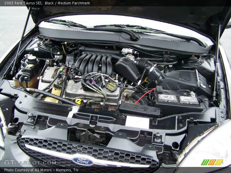 Black / Medium Parchment 2003 Ford Taurus SES