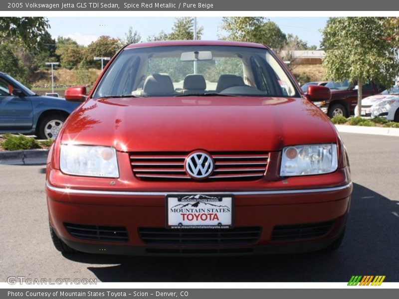 Spice Red Metallic / Pure Beige 2005 Volkswagen Jetta GLS TDI Sedan