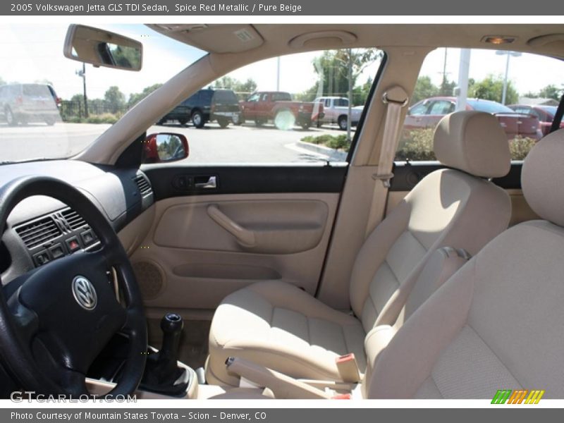 Spice Red Metallic / Pure Beige 2005 Volkswagen Jetta GLS TDI Sedan