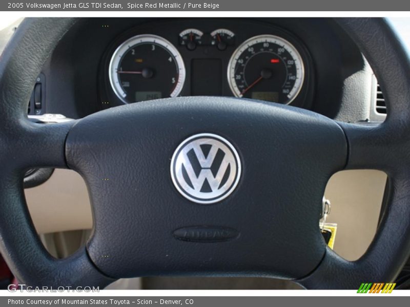 Spice Red Metallic / Pure Beige 2005 Volkswagen Jetta GLS TDI Sedan