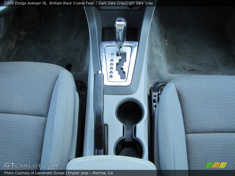 Brilliant Black Crystal Pearl / Dark Slate Gray/Light Slate Gray 2008 Dodge Avenger SE