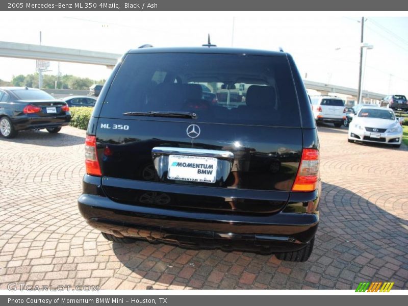 Black / Ash 2005 Mercedes-Benz ML 350 4Matic
