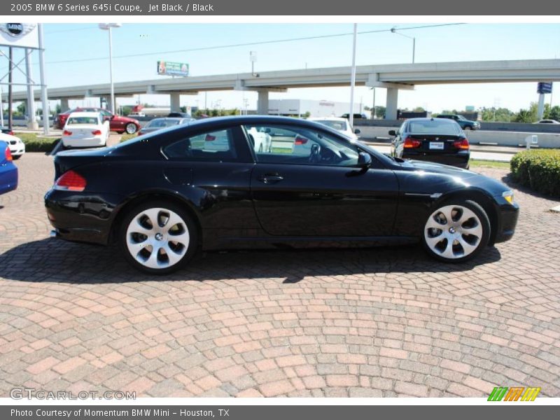 Jet Black / Black 2005 BMW 6 Series 645i Coupe