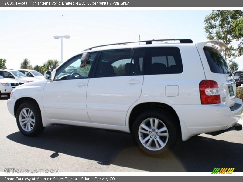 Super White / Ash Gray 2006 Toyota Highlander Hybrid Limited 4WD