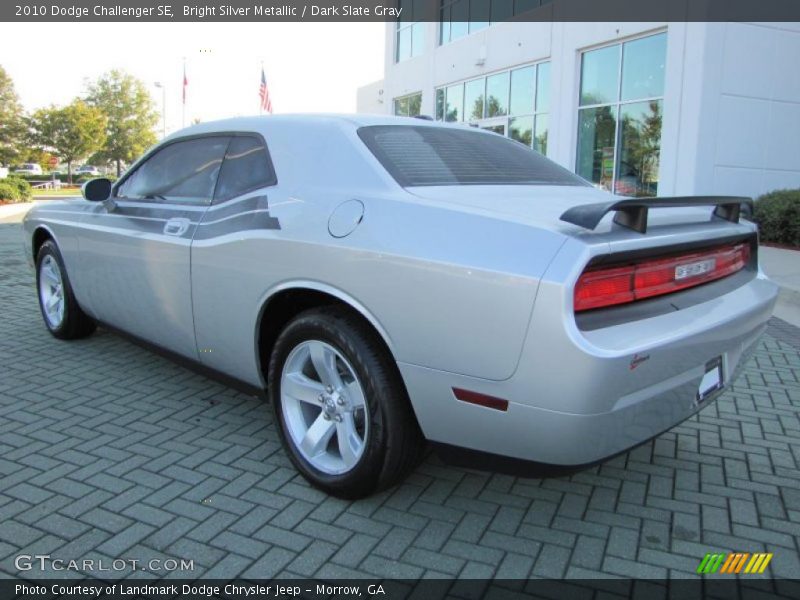 Bright Silver Metallic / Dark Slate Gray 2010 Dodge Challenger SE