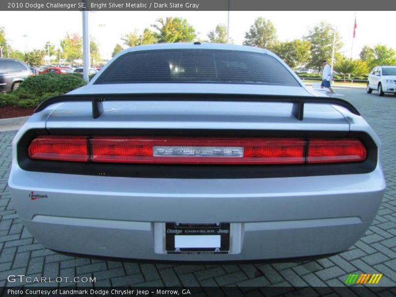 Bright Silver Metallic / Dark Slate Gray 2010 Dodge Challenger SE