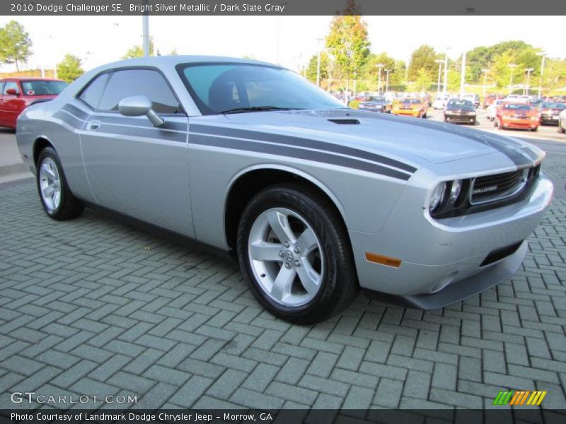 Bright Silver Metallic / Dark Slate Gray 2010 Dodge Challenger SE