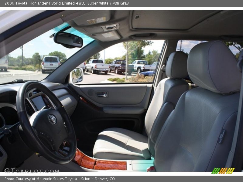 Super White / Ash Gray 2006 Toyota Highlander Hybrid Limited 4WD