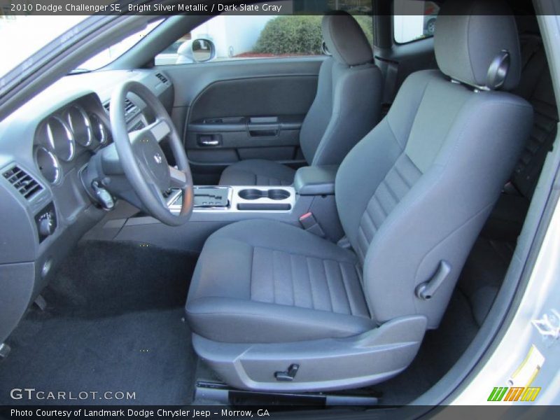 Bright Silver Metallic / Dark Slate Gray 2010 Dodge Challenger SE