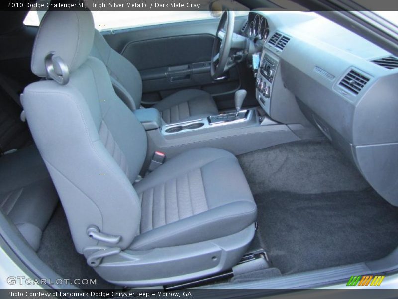 Bright Silver Metallic / Dark Slate Gray 2010 Dodge Challenger SE