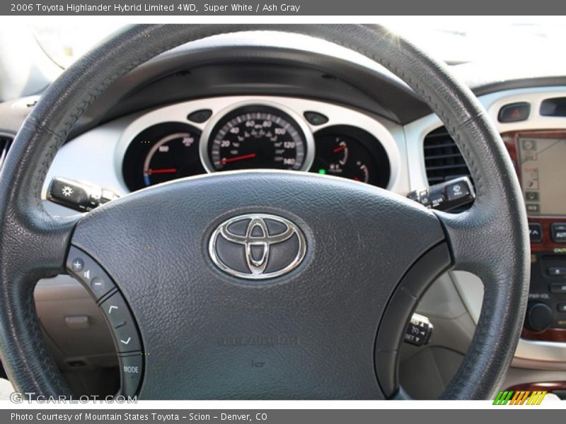 Super White / Ash Gray 2006 Toyota Highlander Hybrid Limited 4WD