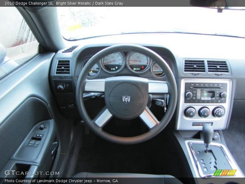 Bright Silver Metallic / Dark Slate Gray 2010 Dodge Challenger SE