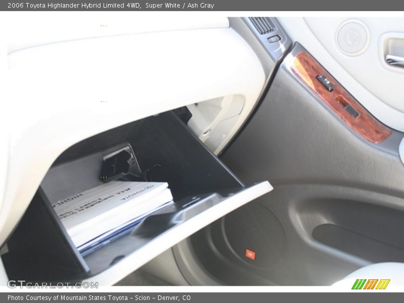 Super White / Ash Gray 2006 Toyota Highlander Hybrid Limited 4WD