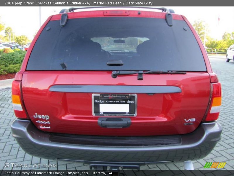 Inferno Red Pearl / Dark Slate Gray 2004 Jeep Grand Cherokee Columbia Edition 4x4