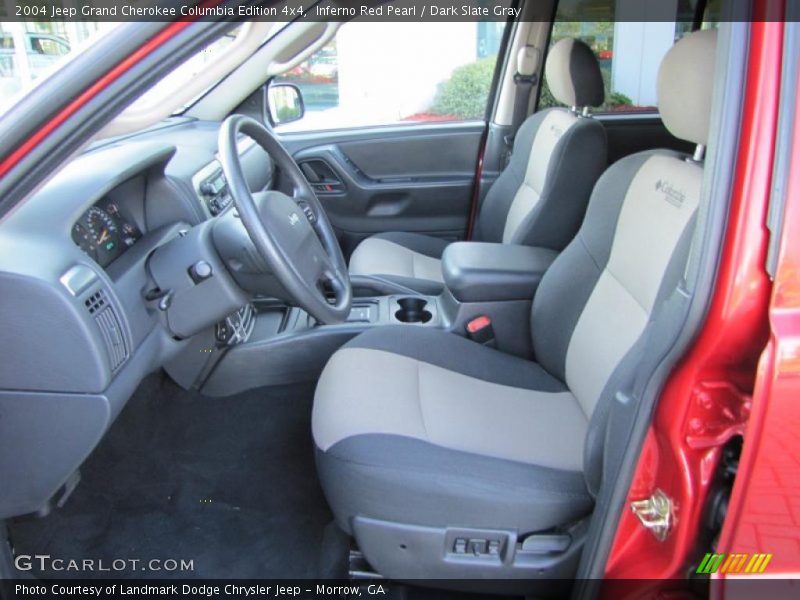 Inferno Red Pearl / Dark Slate Gray 2004 Jeep Grand Cherokee Columbia Edition 4x4
