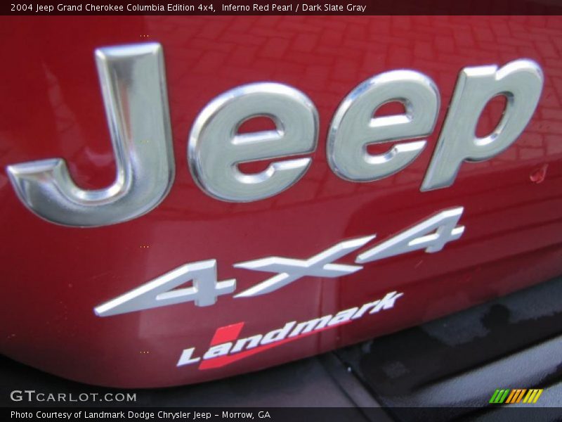 Inferno Red Pearl / Dark Slate Gray 2004 Jeep Grand Cherokee Columbia Edition 4x4
