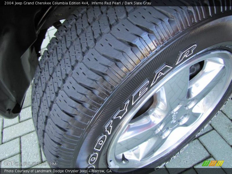 Inferno Red Pearl / Dark Slate Gray 2004 Jeep Grand Cherokee Columbia Edition 4x4