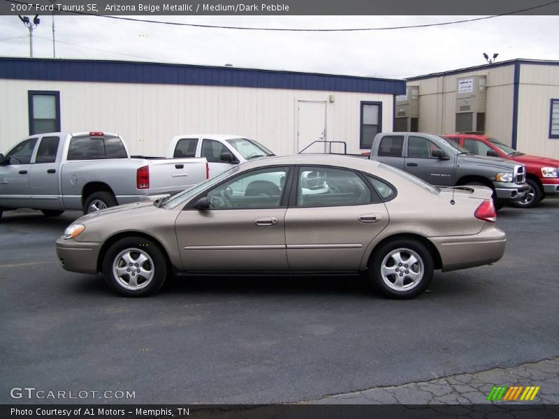 Arizona Beige Metallic / Medium/Dark Pebble 2007 Ford Taurus SE