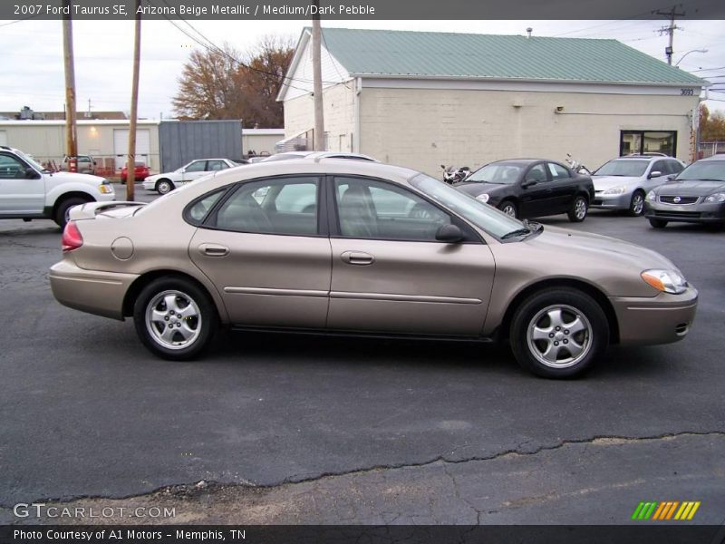 Arizona Beige Metallic / Medium/Dark Pebble 2007 Ford Taurus SE