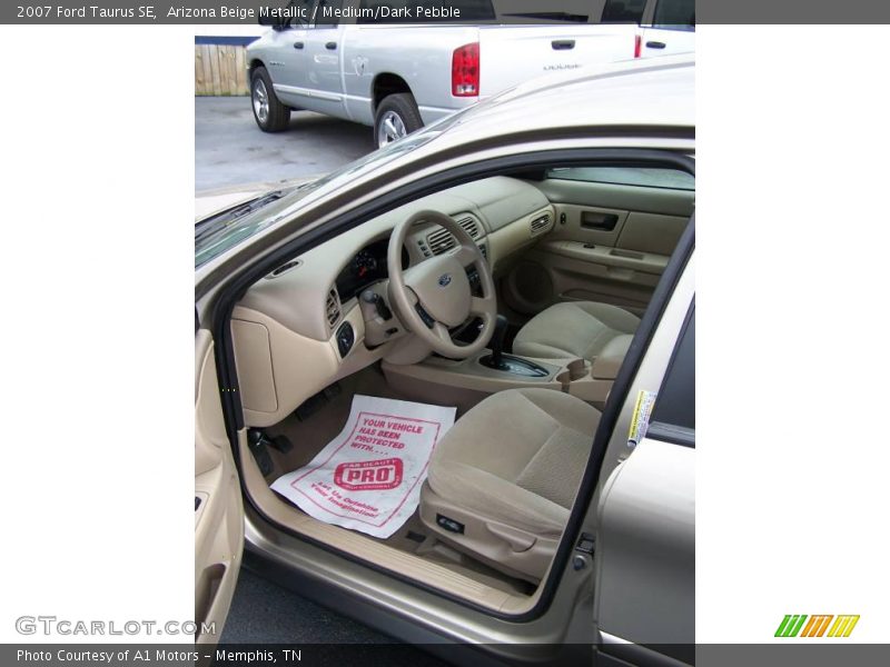 Arizona Beige Metallic / Medium/Dark Pebble 2007 Ford Taurus SE