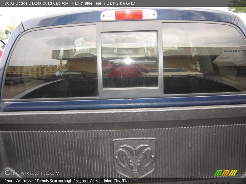 Patriot Blue Pearl / Dark Slate Gray 2003 Dodge Dakota Quad Cab 4x4
