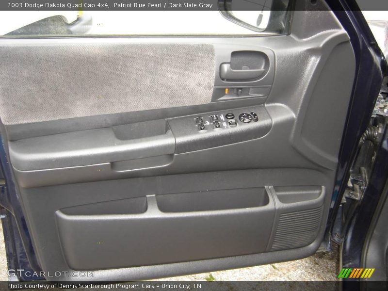 Patriot Blue Pearl / Dark Slate Gray 2003 Dodge Dakota Quad Cab 4x4