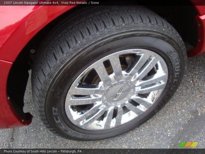 Vivid Red Metallic / Stone 2007 Lincoln Navigator Ultimate 4x4