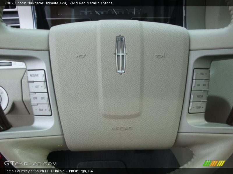 Vivid Red Metallic / Stone 2007 Lincoln Navigator Ultimate 4x4