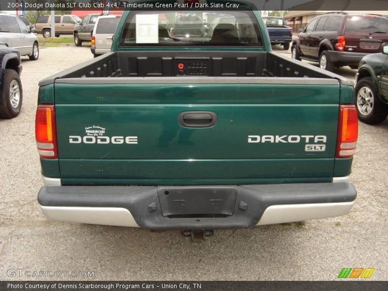 Timberline Green Pearl / Dark Slate Gray 2004 Dodge Dakota SLT Club Cab 4x4