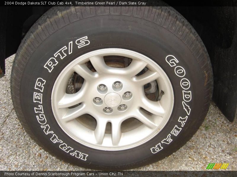 Timberline Green Pearl / Dark Slate Gray 2004 Dodge Dakota SLT Club Cab 4x4